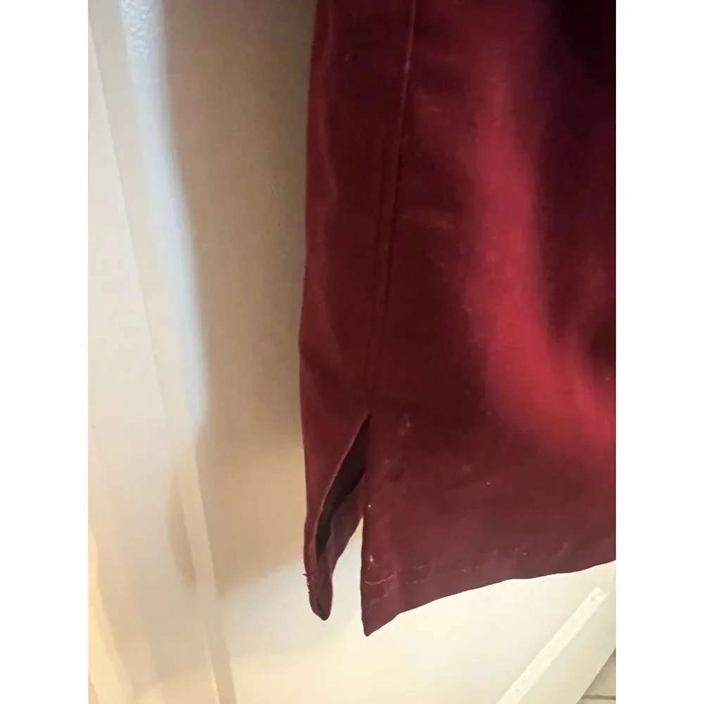 Figs Cairo Cargo Scrub Pants Burgundy Men's XL Elastic Waist Straight Medical